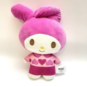 2025 Hello Kitty And‎ Friends My Melody Plush 10" Pink Valentines Day Hearts